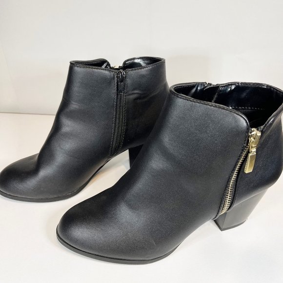 Style & Co Jamila Zip Booties 8W - Picture 3 of 6